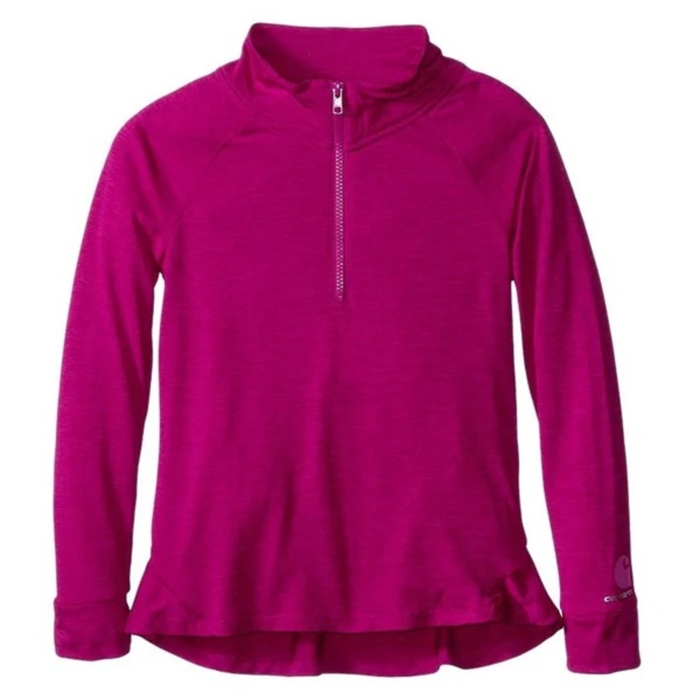 Carhartt Fuchsia Quarter-Zip Pullover